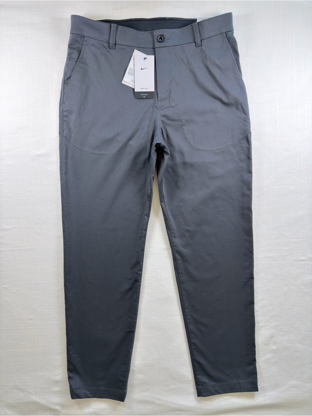 Nike Dri-FIT Golf Pants Dark Gray 34x29 NWT Hemmed